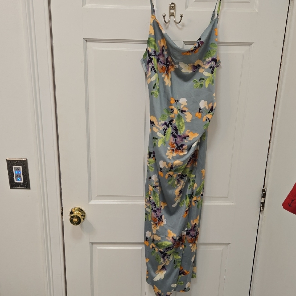 Floral Spaghetti Strap Dress